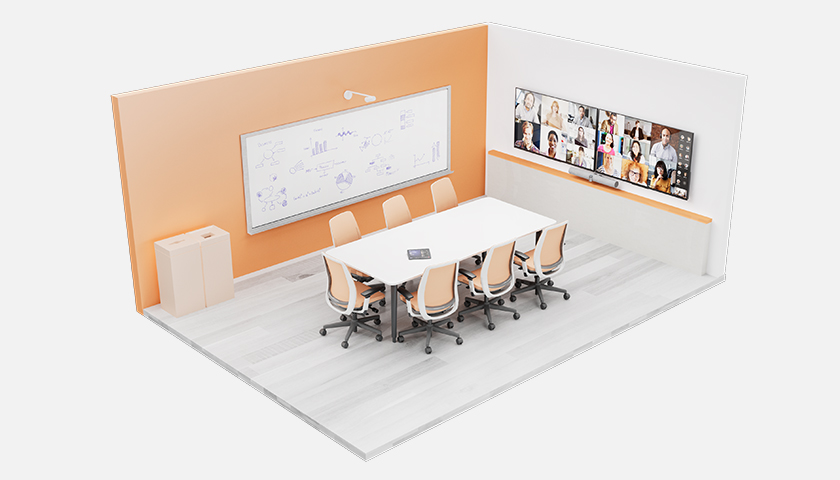 A medium conference room
